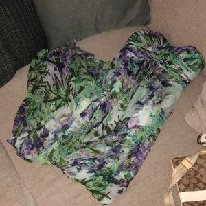 Aidan mattox flows dress